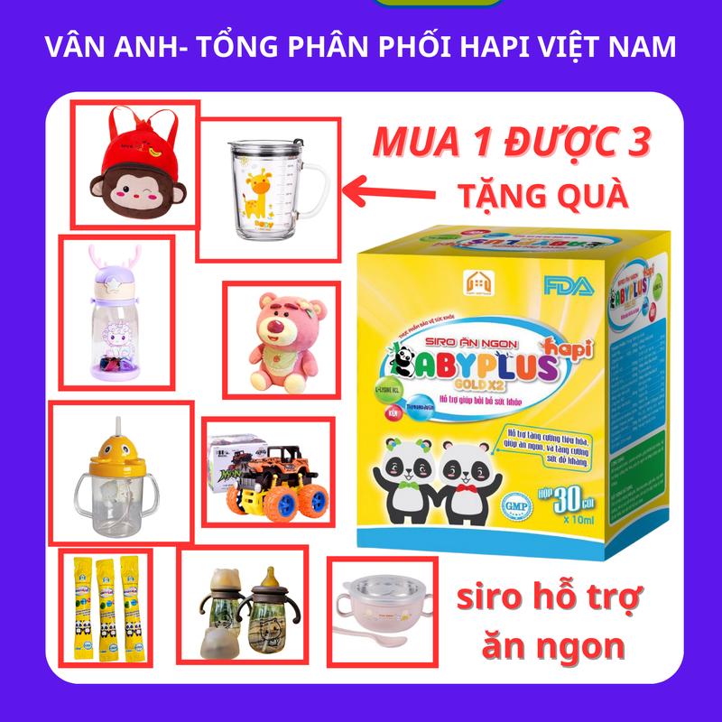 siro ăn ngon babyplus (kèm quà y hình )Cho Bé Vitamin