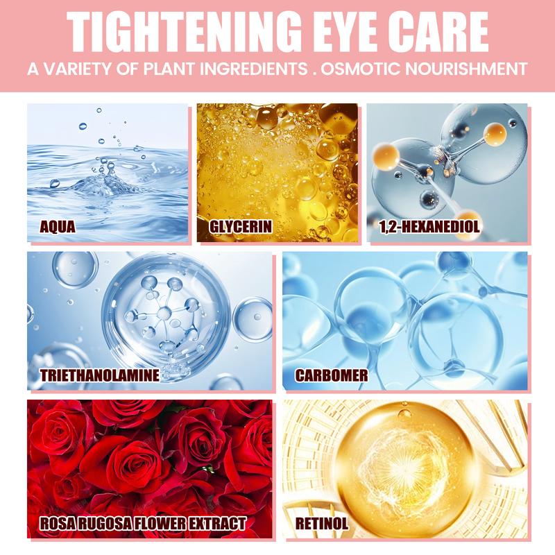 Product Introduction of OUHOE pink rose eye mask fade fine lines bags under the eyes dark circles moisturize firming skin care eye mask 3