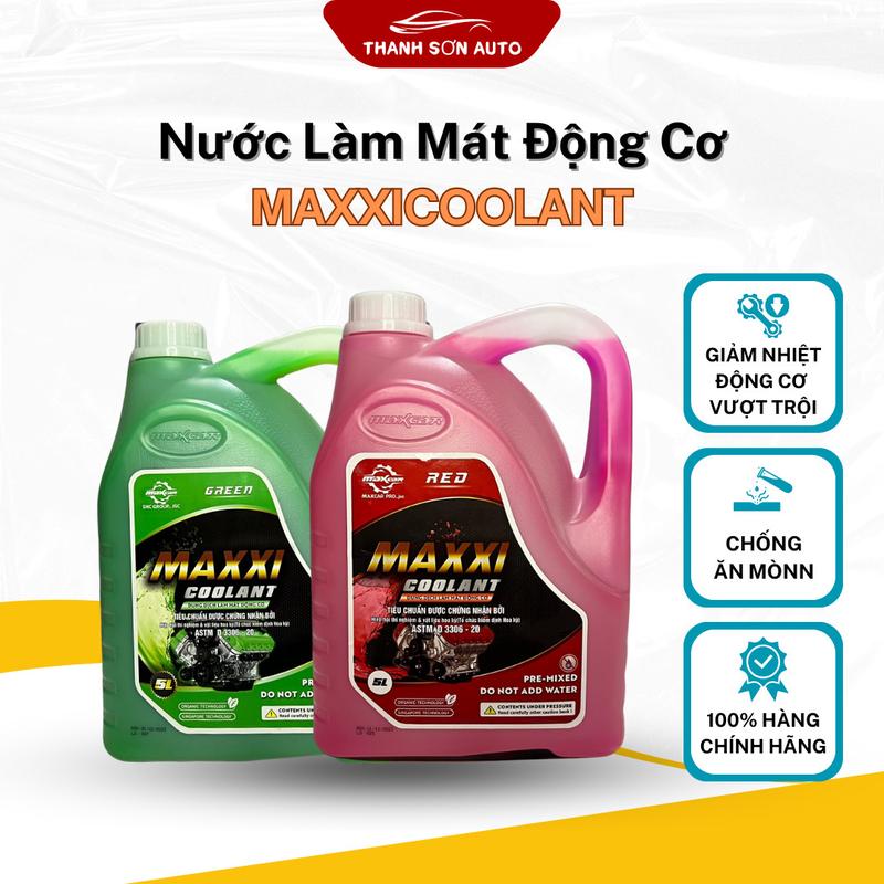 M3 : Nước làm mát động cơ Oto - Maxxicoolant loại phổ thông , chuyên dụng làm mát , ô tô  , car chất lỏng đỏ Dầu