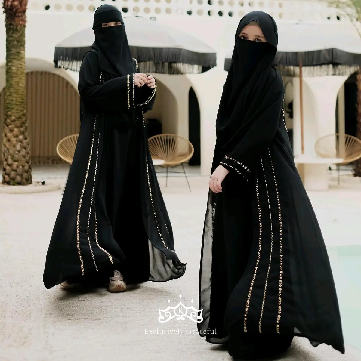 Ready stok Andalucia abaya ORI Kazami (inner outer jual pisah)