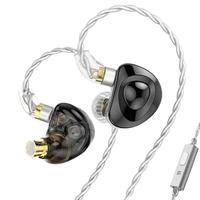 Gambar TRN MT4 10mm Dynamic Driver In Ear Monitor Earphone With Microphone - Black dari CSI-ZONE Kota Tangerang Selatan 2 Tokopedia