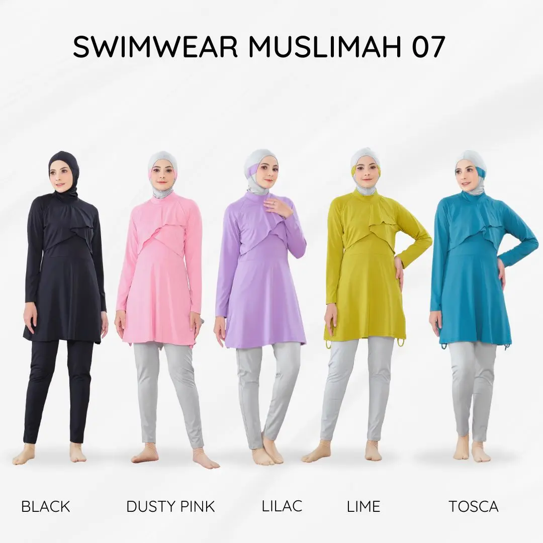 Swimwear Muslimah 07 Baju Renang Wanita Dewasa Remaja