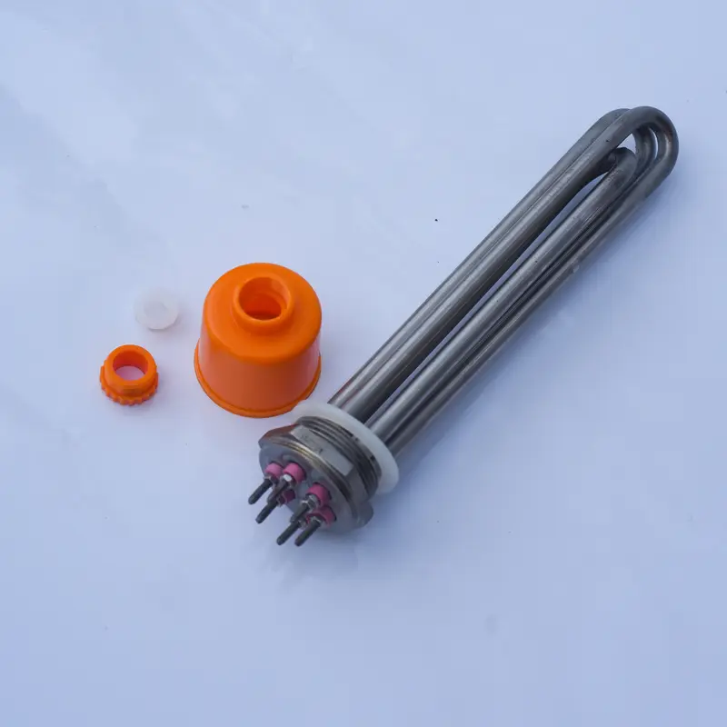 Điện trở củ ren phi 48, thanh nhiệt phi 48 đun nước inox 304 dùng đun nước, nấu cháo,... 2
