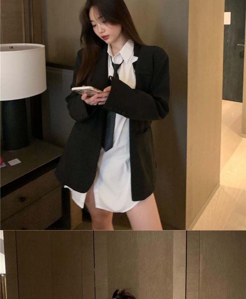 Product Introduction of T-shirt JK Uniform Shirt Skirt Dress Pleated Skirt Women's Autumn and Winter Spring and Summer Two-Piece Set Short Skirt Shirt 15