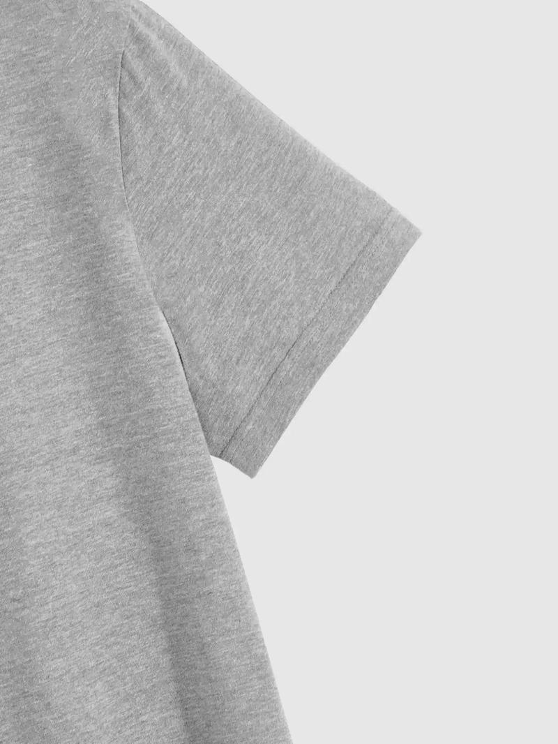 Product Introduction of Men's Regular Fit Shark Print Round Neck Tee, Casual Short Sleeve T-shirt for Daily Wear, Men's Summer Clothes 9