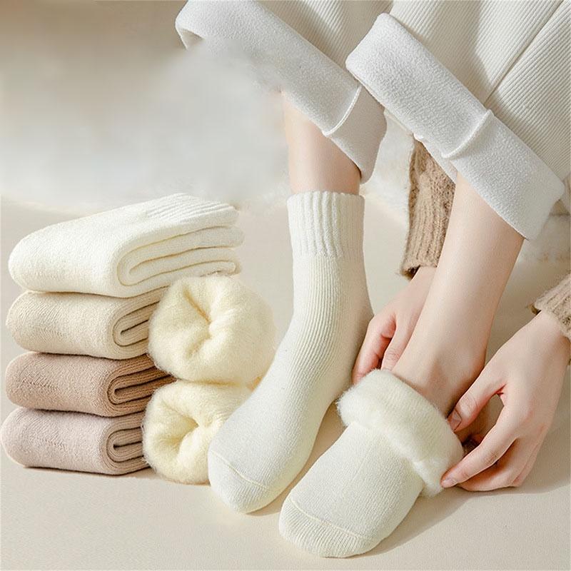 Tất Bà Mang Thai, Dày, Cho Nữ Mùa Đông, Tất Bó Sát, Tất Ngủ, Chất Liệu Lông Cừu, Tất Dài, Tất 1