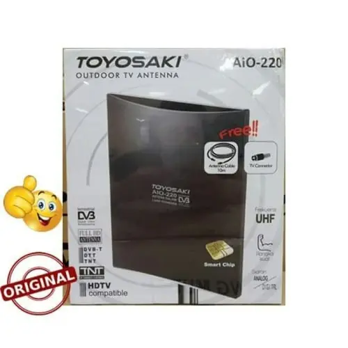 Antena toyosaki aio 220 aio220 indoor dan outdoor Kabel