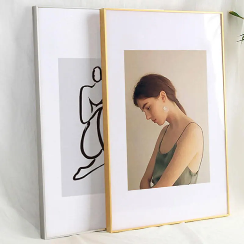 Anti  BackboardAluminum Alloy Photo Large Size Puzzle Frame Without Gasket