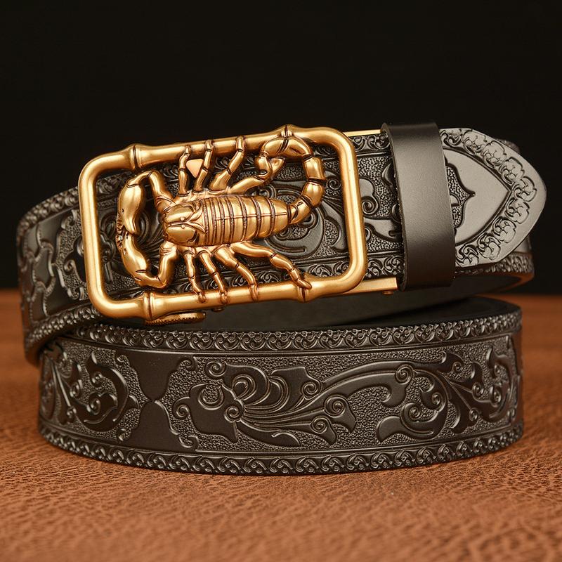 Product Introduction of Ikat Pinggang Pria Sabuk Gesper Kulit Sapi Model Scorpion 3