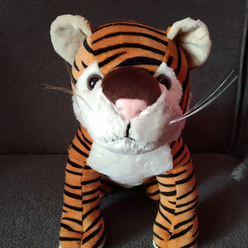 BONEKA KUCING MACAN TUTUL HARIMAU LORENG BELANG COKELAT SINGA SIMBA MAINAN 5