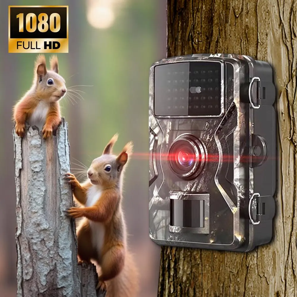 Outdoor Animal Camera, HD Wildlife Camera, Infrared Night Vision Support Day and Night Shooting, Suitable for Outdoor Wildlife Monitoring