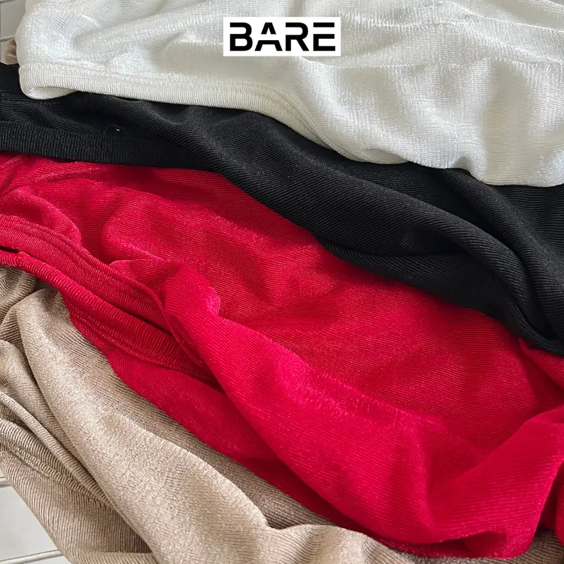 BARE.Y2K_Áo Thun Sát Nách Đính Hoa Có Lớp Lót Chất Dệt Nhũ_A275 Nữ Women Top Thun Voi Cotton Jean Cổ Tròn Ong Voan 6