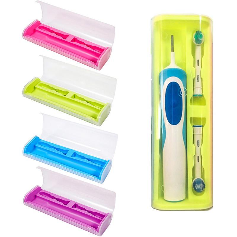 Product Introduction of New Case For Oral B Electric Toothbrush Portable Travel Box For Teeth Brush Heads Cap Breathable Healthy Toothbrush Storage Case 6