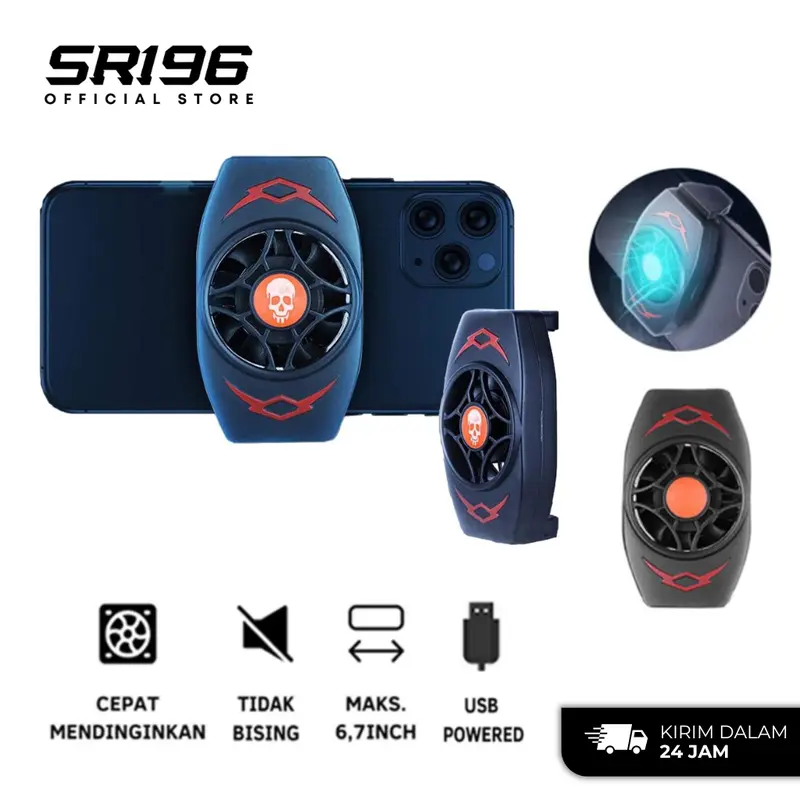Kipas Handphone X13 Kipas Pendingin Handphone Gaming USB 6.7inch 0
