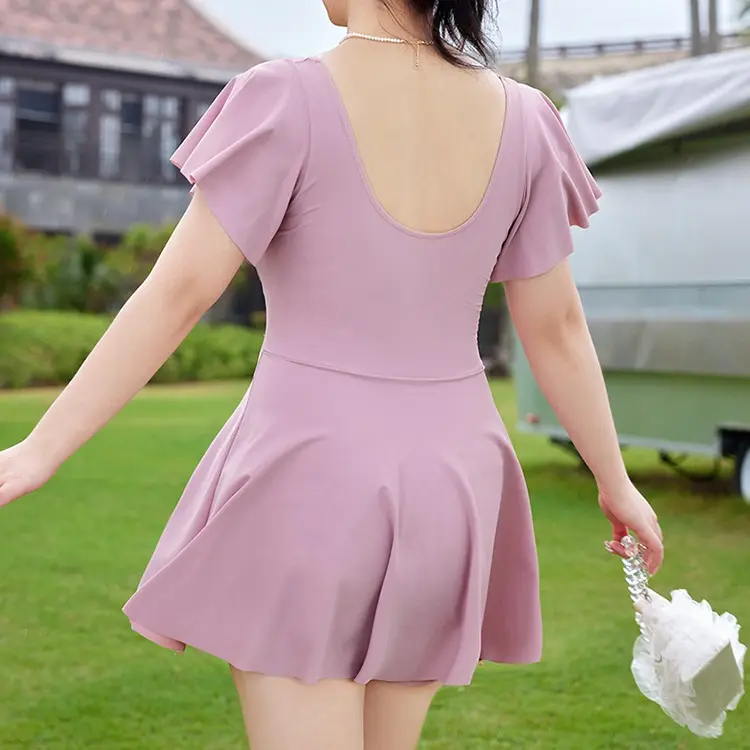 Bikini đi biển bigsize Tuvada, đồ bơi nữ 1 mảnh co giãn tốt, che bụng có đệm mút - BBS113 8