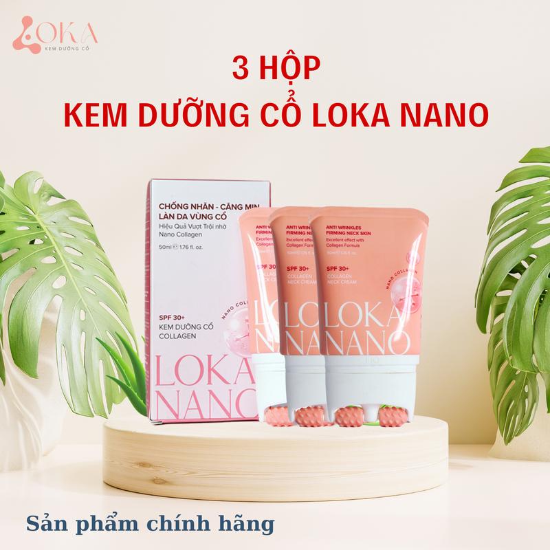 [MUA 3 TẶNG 1] Kem trắng cổ Loka Nano
