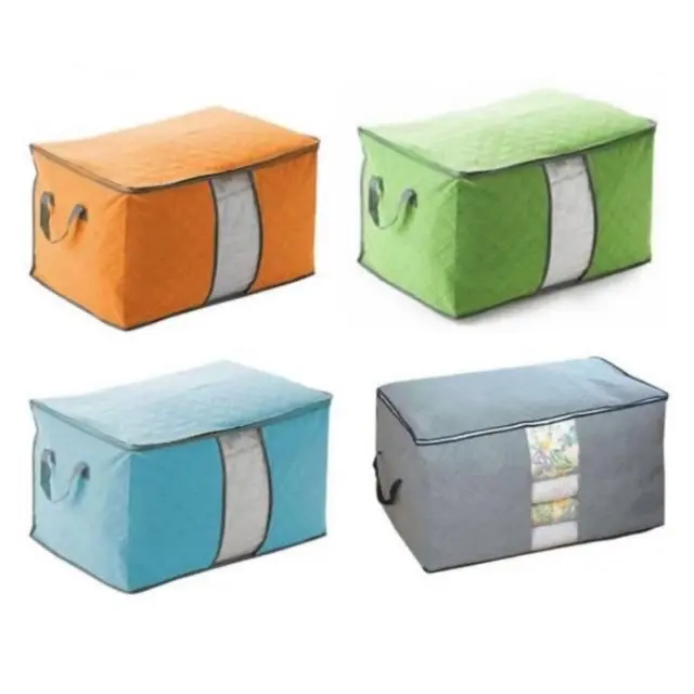 HL0037 Bamboo Storage Box Tempat Penyimpanan Baju Organizer Model Tidur 1
