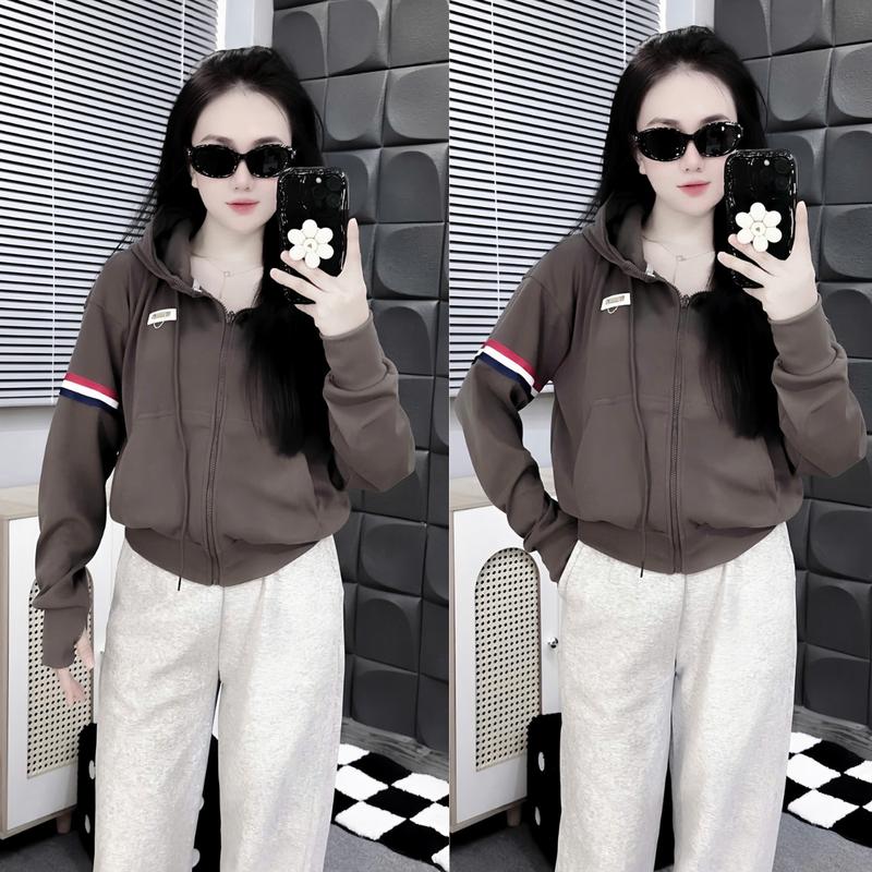 Áo khoác ngoài đi nắng tốt chất thun gân, Áo khoác thun gân soc tay 60kg nón to dáng chuẩn Jacket Menswear 2