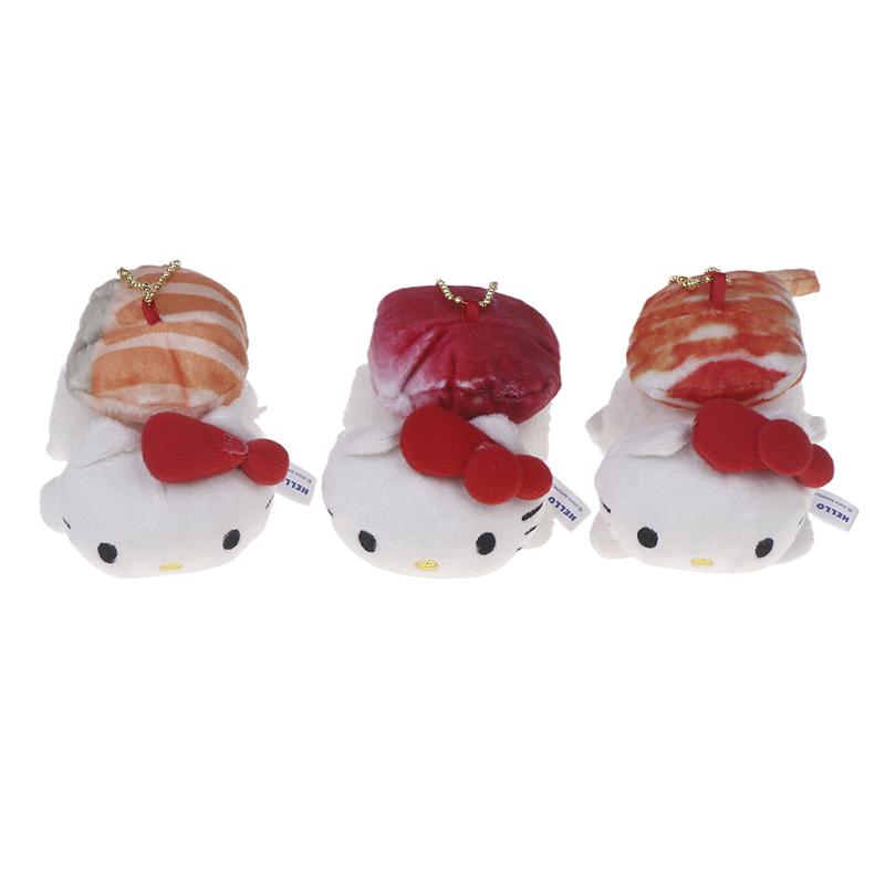 Product Introduction of Japanese Sanrio Sushi Hello Kitty Kawaii Pendant Keychain Bag Decorative Doll Ornaments Figure Children'S Toys Birthday Gift 19