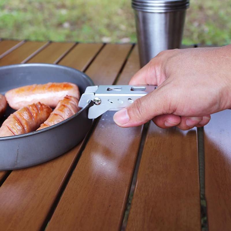 Product Introduction of Aluminum Alloy Pot Pan Gripper for AntiScalding Microwave Oven Safe Ideal for Outdoor Picnic I4Q3 26