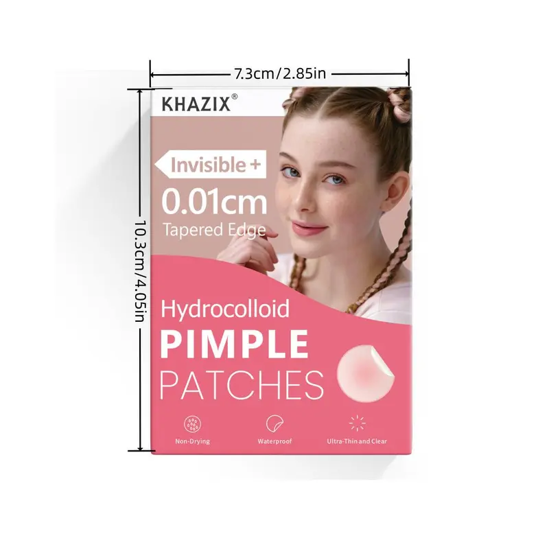 Hydrocolloid Pimple Patches, 360pcs/box Invisible Acne Cover Patches, Facial Skin Care Patches, Acne Treatment Patches for Women & Men 1
