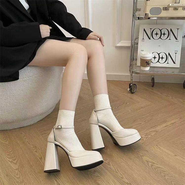 Giày Barbie, Giày Nữ, Gót Chunky, Giày Cao Gót, Đế Chống Thấm Nước, Giày Mary…
