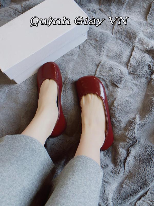 Giày Búp Bê Trơn Thời Trang Nữ Shoes Nhung 4