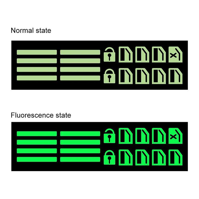 Product Introduction of Luminous Window Button Sticker Fluorescent Windows Lifter Door Switch Stickers Night Safety Decal Car Interior Decals Auto Part 11