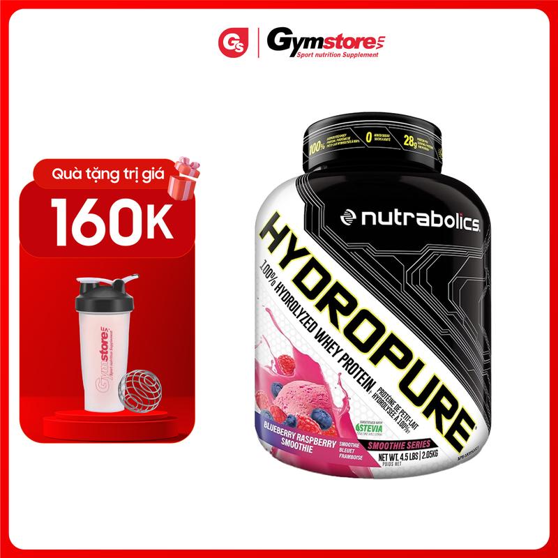 Bột Whey Protein Nutrabolics Hydropure 4.5 Lbs, 58 Servings | Made in Canada