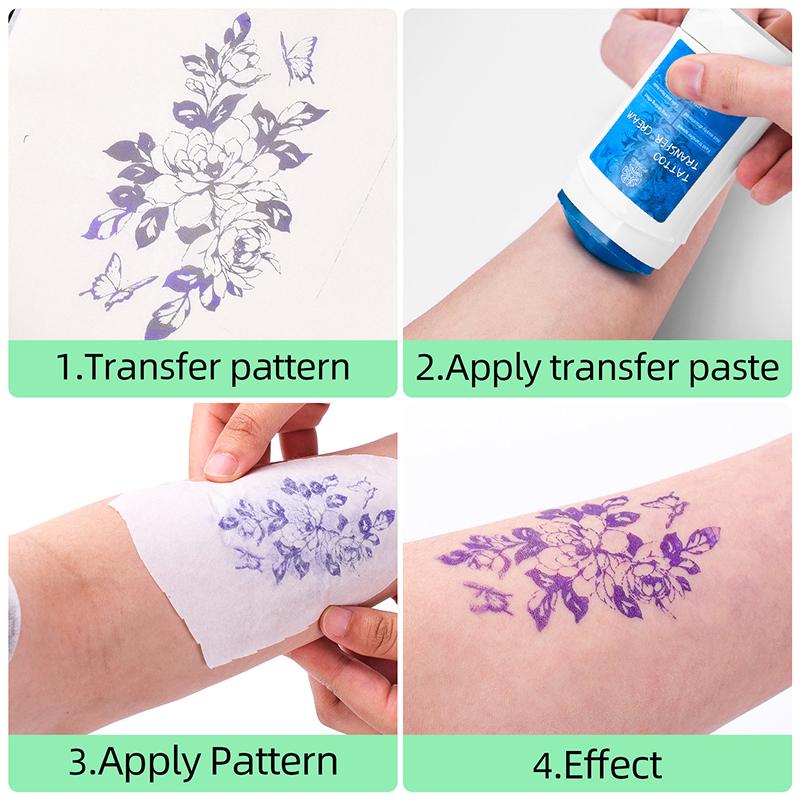 Product Introduction of 5Pcs Lot Tattoo Transfer Paper Tattoo Transfer Paper A4 Size Tool Tattoo Copier For Tattooists Tattoo Supplies 25