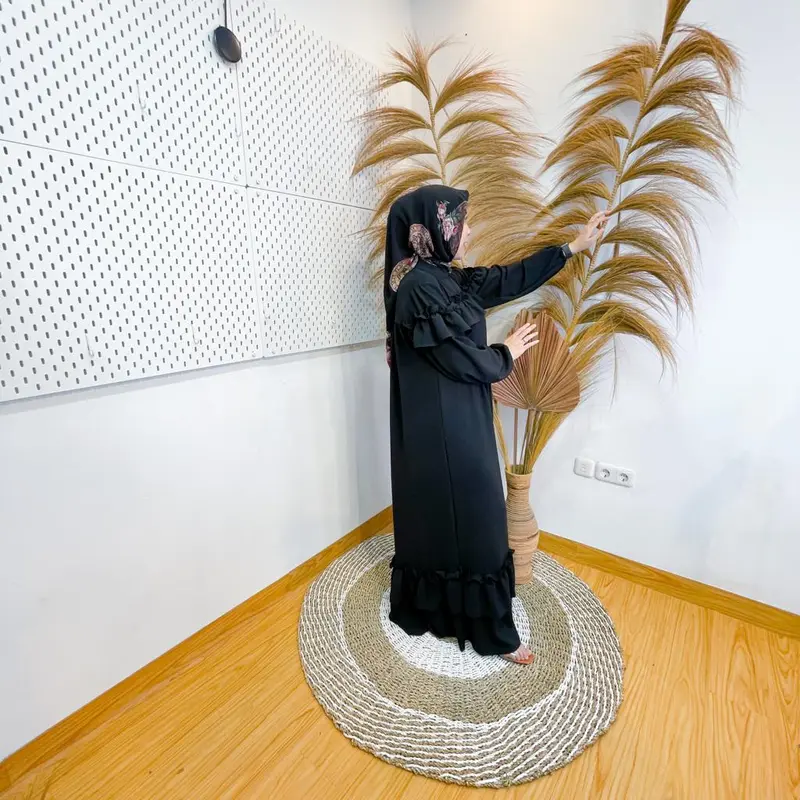 BAJU GAMIS CRINKLE WANITA SABRINA AUFA ORIGINAL / FASHION WANITA MUSLIM TERBARU BUSUI CRINKLE 1