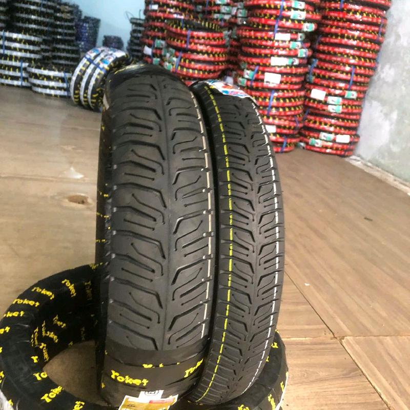 Cặp lốp trước sau Ex150, Ex155 Kiểu gai extra city michenlin hãng Rocket Thái Lan mã 638 - Phụ Tùng 1