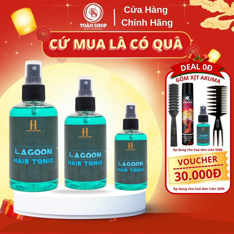 Xịt tạo phồng tóc Saigon Hustlers Pre Styling Lagoon Hair Tonic 200ml