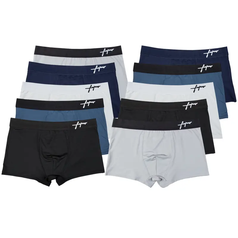 Combo 6 tặng 2 quần lót nam boxer chữ ký, quần sịp đùi nam vải thun lạnh mềm mịn mát, sịp đùi nam co dãn 4 chiều, Menswear 1