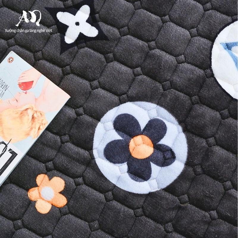 Thảm Trải Giường Nỉ Nhung YUKI – Thảm Lông Cừu Đủ Kích Thước, Các Mẫu Hottrend AN BEDDING 5