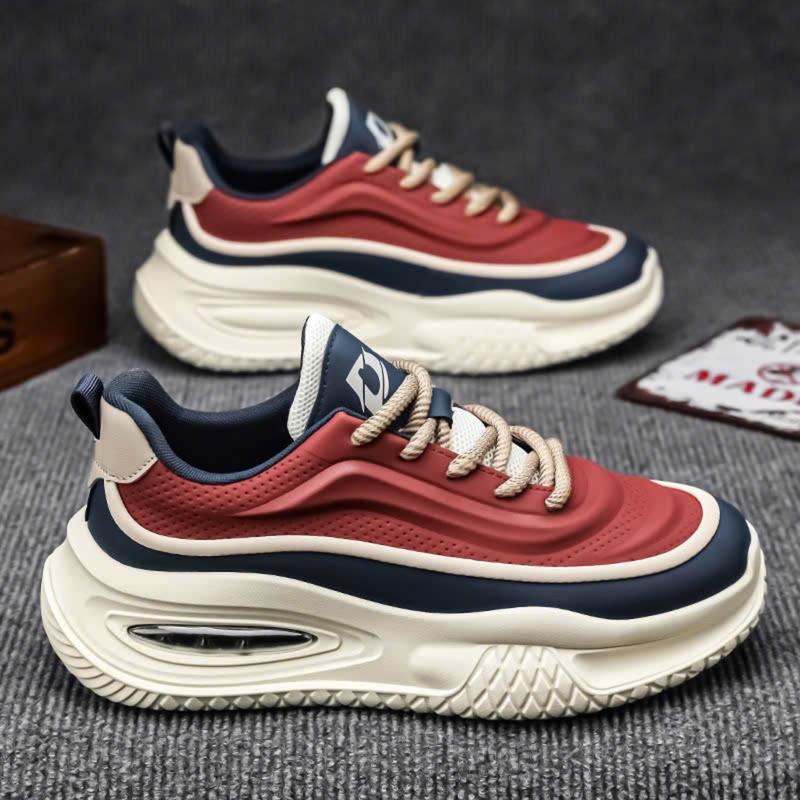 Giầy Nam Giầy Sneaker Nam Đế Khí Tăng Chiều Cao 5cm Da Cao Cấp Đa Lớp Phong Cách Hàn Quốc Trẻ Trung Cá Tính Dễ Phối Đồ Mã D17 Shoes GiàY Đế Bằng