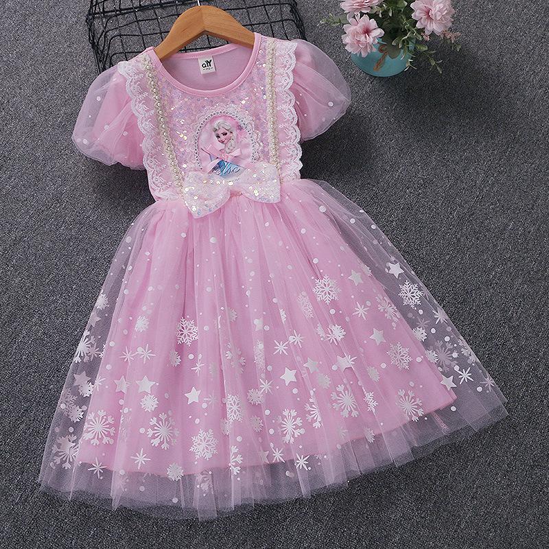 Product Introduction of Frozen Princess Dress Girls' Dress Children's Luminous Aisha Dress Lolita Dress Summer New 29