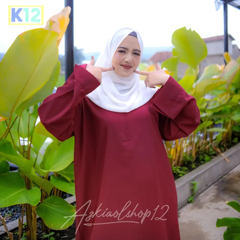 ( BISA COD) DRESS JUMBO ABAYA MECCA / GAMIS WANITA MUSLIM POLOS SIZE S M L XL XXL / GAMIS ABAYA TURKI JUMBO lembut mewah tangan wolfis kaftan hitam jubah basic putih syari umroh lebaran Maxi Arab Bordir 8