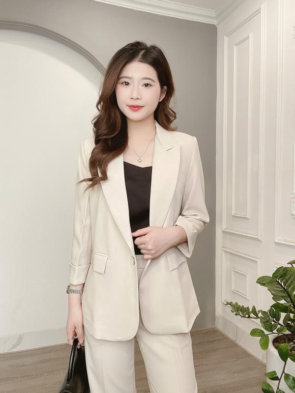 Áo Blazer Tay Lỡ 1 Cúc Min House 4
