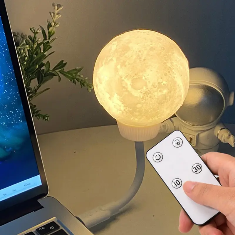 Đèn Ngủ Cảm Ứng, Siêu Dễ Thương Và Vui Nhộn, Chạy Bằng USB, Thiết Kế Hình Thỏ, Gấu, Vịt, Mặt Trăng Và Mèo Con, Thích Hợp Làm Quà Sinh Nhật 5