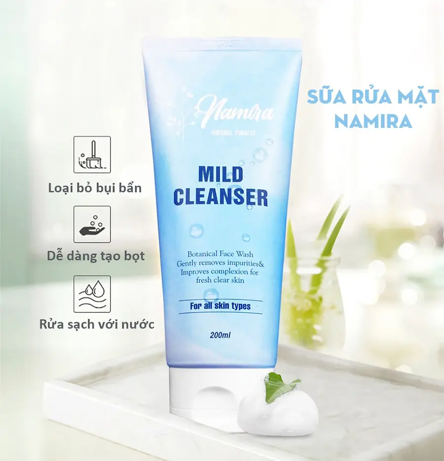 Sữa rửa mặt Namira Mild Cleanser