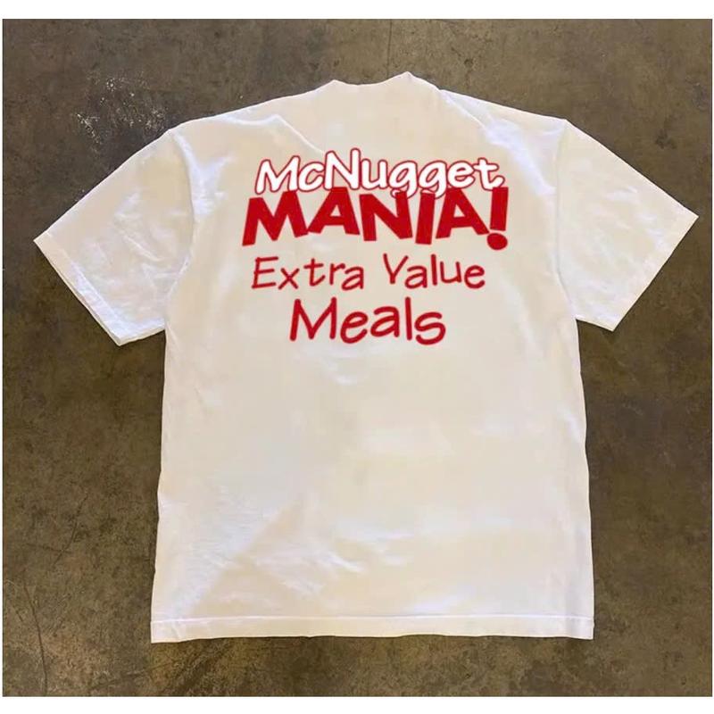 Áo Phông Thể Thao Cổ Tròn Nam Nữ Đẹp Phối Họa Tiết MEALSS Đỏ Sành Điệu,Chất Liệu Cotton Mềm Mịn Thấm Hút Mồ Hôi Cực Tốt M2 1