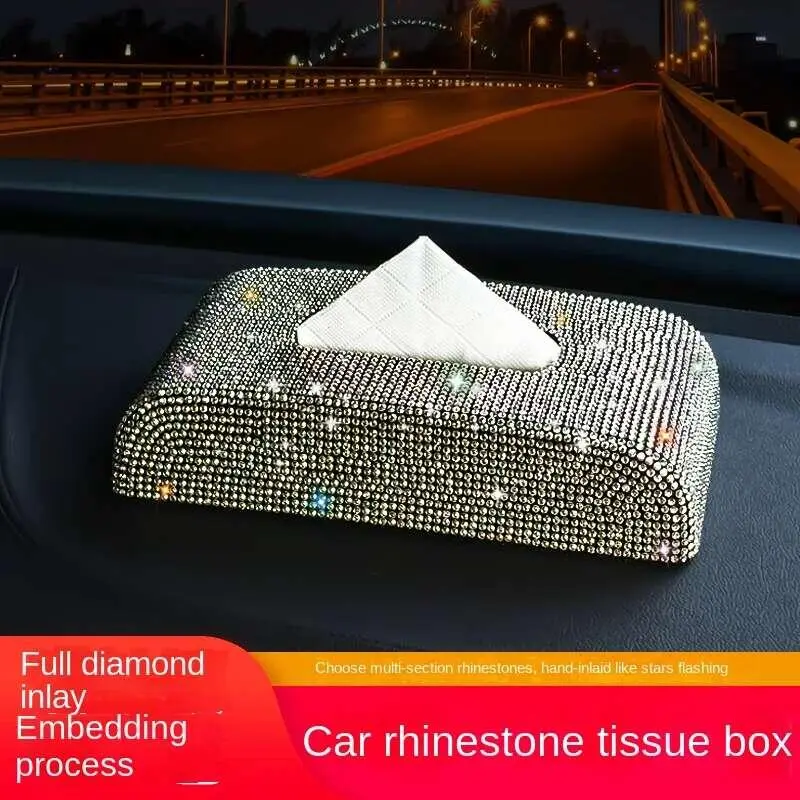 Napkin Holder Car Dia Tissue Pumping Toilet Paper Towel Storage Box Home Decor Auto Accessories