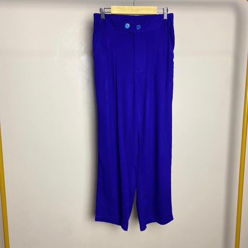 Rayya loose pants rayon all size fit to 75kg Kancing Karet Kulot Celana Wanita 7
