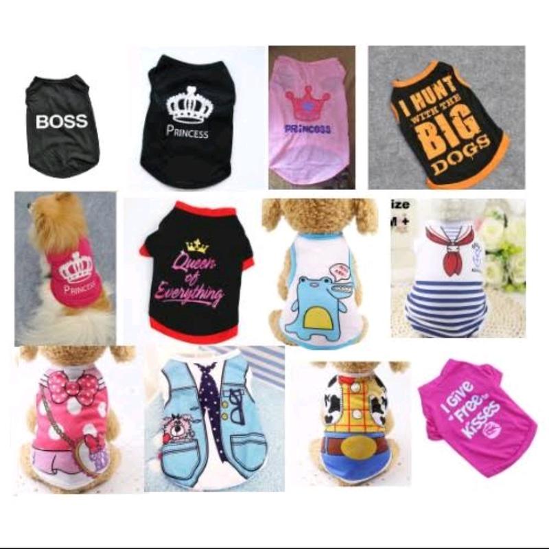 Sthirt kucing/dogi kaos hewan Katun 1