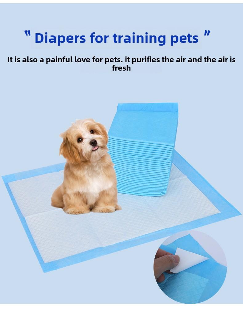 Product Introduction of Disposable Pet Pee Pads, Absorbent and Odor-Control Dog Pads, Thickened and Durable, Suitable for Home and Travel Use, Available in Multiple Sizes 1