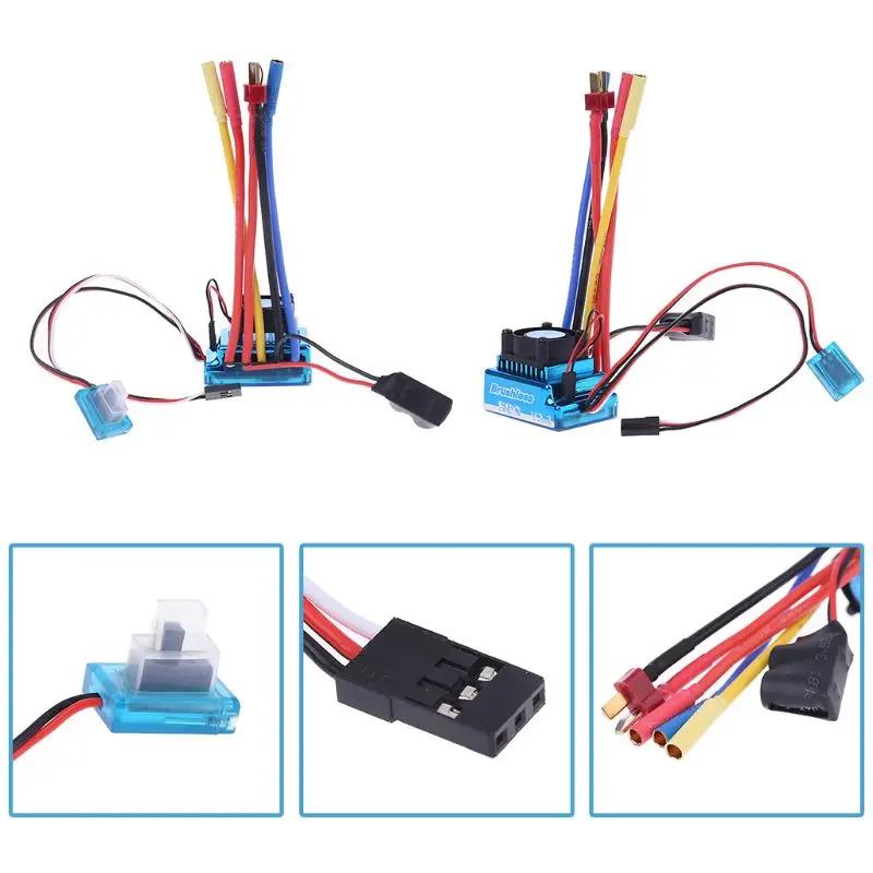 Product Introduction of Waterproof 45A 60A 80A 120A Brushless ESC Electric Speed Controller Dust-proof for 1/8 1/10 1/12 RC Car Crawler RC Boat Part 8