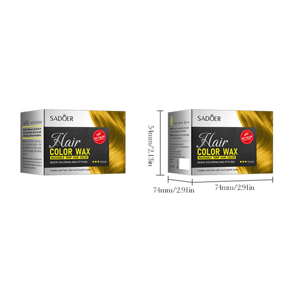 PEWARNA RAMBUT SEKALI PAKAI Warna WAX Styling Tahan Lama | Non Lengket Mudah Dicuci | Temporary Highlight Kerajinan Rambut PEWARNA RAMBUT SEKALI PAKAI Warna WAX Styling Tahan Lama | Non Lengket Mudah Dicuci | Temporary Highlight Kerajinan Rambut