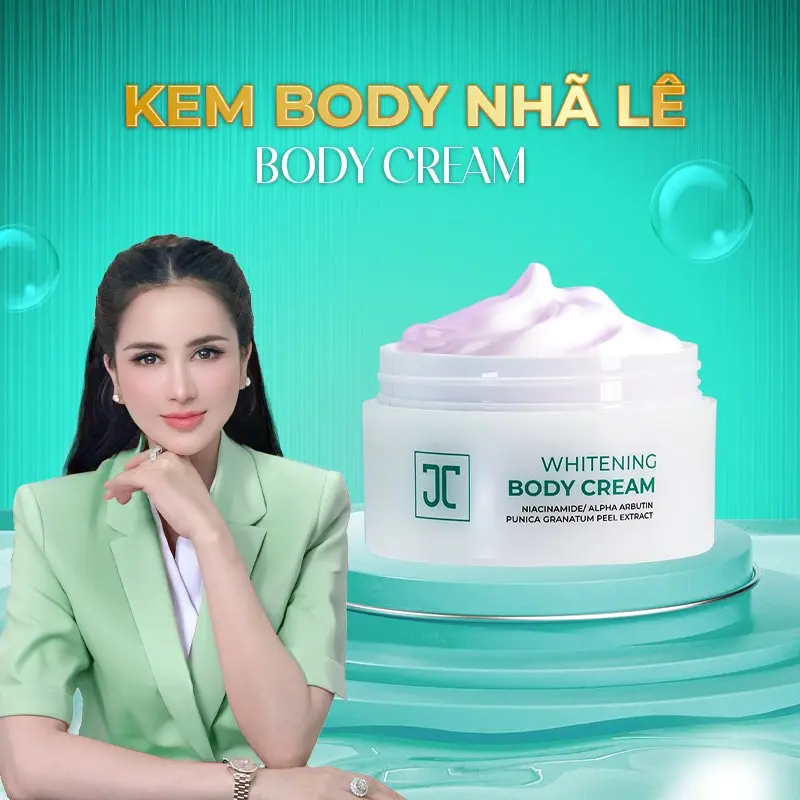 JT04 - Kem body Nhã Lê - Whitening Body Cream - Dưỡng Da Body, Làm Đẹp Da