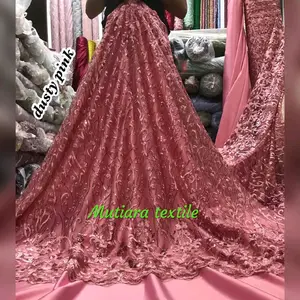 Kain Bahan Tile Bordir Payet /Bahan Kebaya Brokat Tule